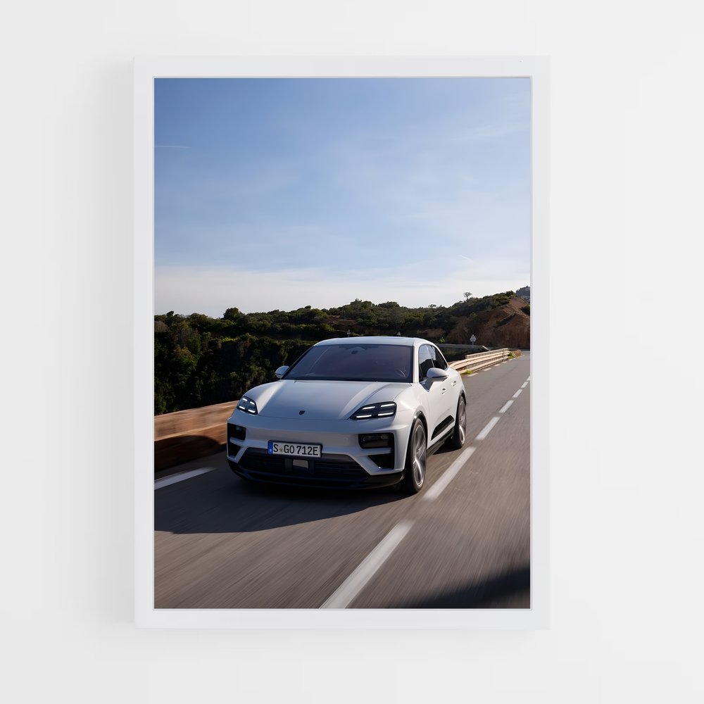 Poster Turbo Évasion – affiche Porsche (vue 3)
